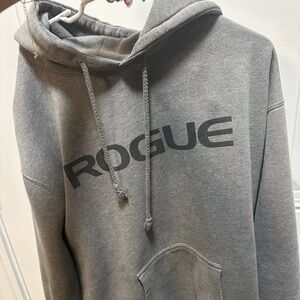 Grey rogue hoodie.